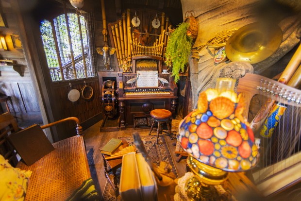 The refurbished Adventureland Treehouse inspired by Walt Disney's Swiss Family Robinson pays tribute to the original treehouse that opened in 1962 at Disneyland. (Disney)