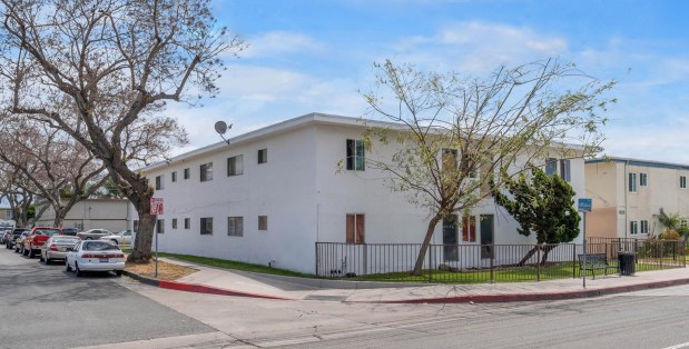 This eight-unit apartment building in Santa Ana sold for $2.2 million or $239,000 per unit. Standard Avenue Apartments includes a 6,589 square-foot building at 1401 S. Standard Ave. (Photo courtesy of Marcus & Millichap)