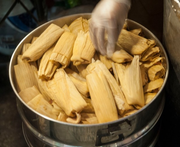 Tamales are the main event at Placentia's annual Tamale Festival. (Photo by Ana Venegas, Orange County Register/SCNG)